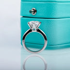AnuJewel 1ct 2ct 3ct 5ct D Color Moissanite Engagement  Ring for Women 925 Sterling Silver Gold Plated Solitaire Rings Wholesale